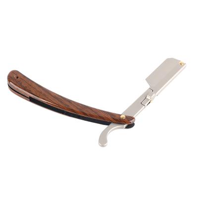 Straight Razor Plastic Zinc Alloy Sturdy Durable Safe Nonslip Streamline Lightweight Barber Razor