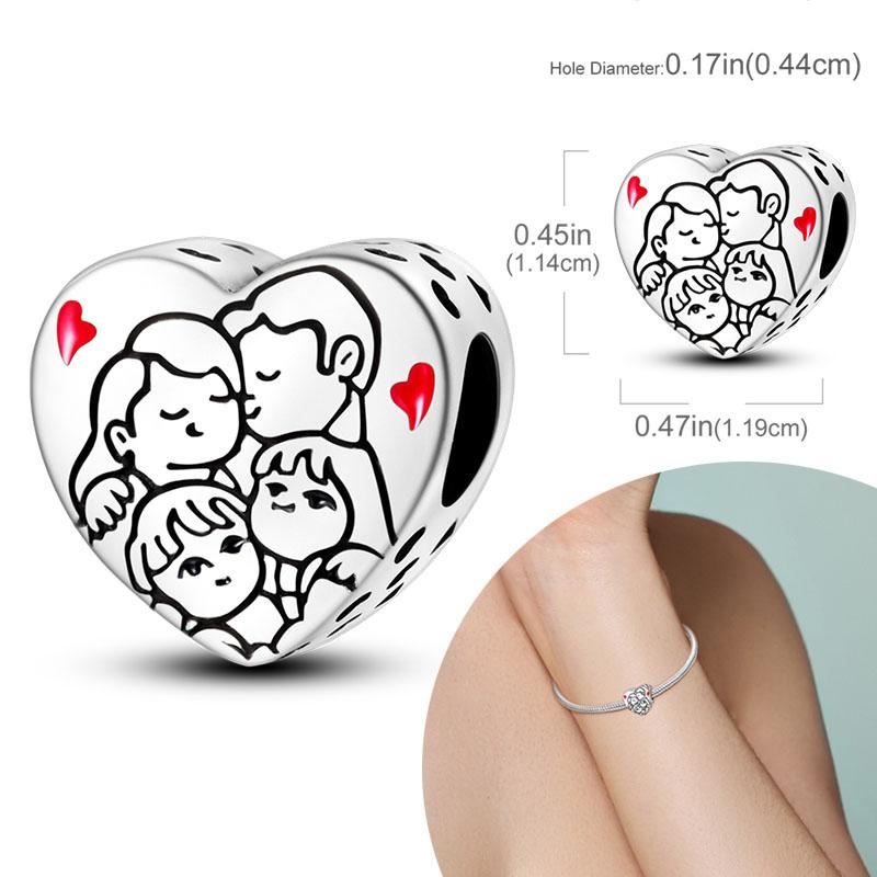 New 925 Silver Charm Bead Fit Original Bracelet Charms for Women Necklace DIY Jewelry Gift