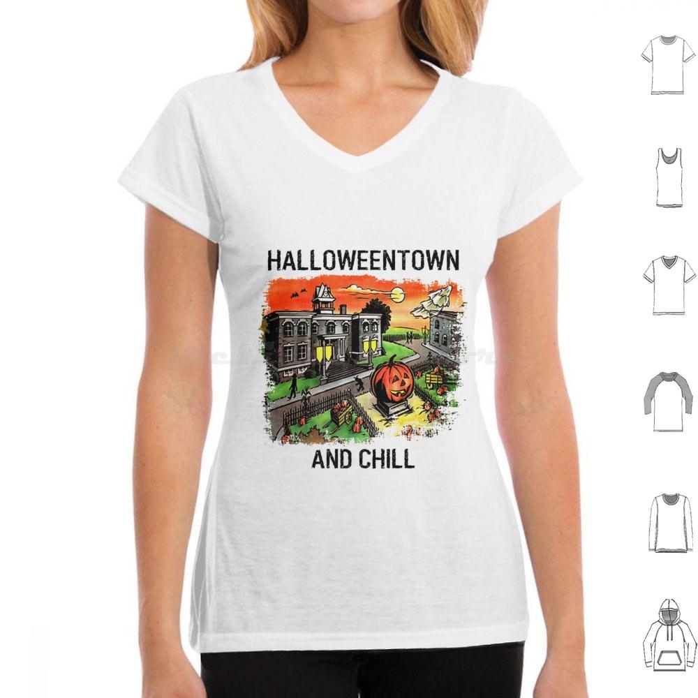 

Halloweentown And Chill T Shirt 6xl Cotton Cool Tee Halloweentown Halloweentown University Halloween Halloweentown And Chill 4XL
