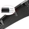 2pcs Car Shark Grille Air Flow Side Vent Exterior Grill Decoration For Honda Civic2016 20172018 2019ABS Plastic Carbon Fiber