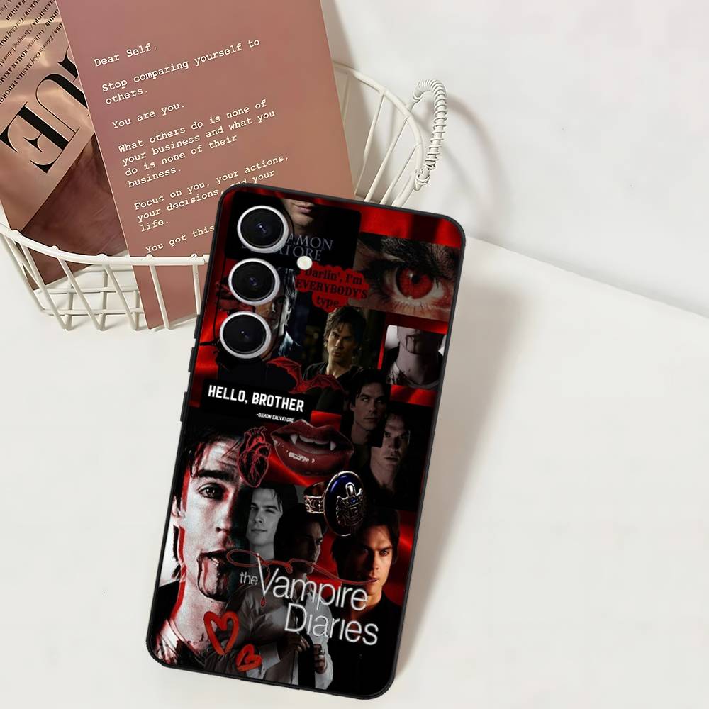 

The Vampire Diaries Damon Salvatore Phone Case For Samsung S 24 Fe 25 Ultra Plus 20 Lite 21 30 22 23 24 22 Ultra 5G Fundas Samsung S23 ULTRA 5G