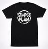 Simple Plan Graffiti Logo T-Shirt Black White Pop Punk Emo Rock Band Tee
