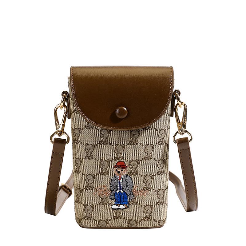 North Source European & American Fashion Trend Retro Crossbody Bag - Women's Versatile Single Shoulder Mobile Bag