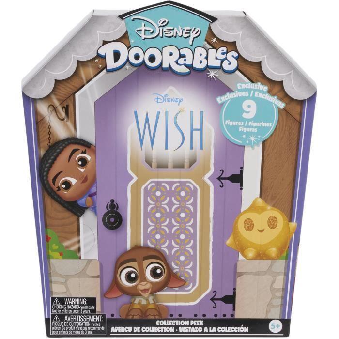 Doorables Wish Sammler-Geschenkset, Doorables Disney, 9 exklusive Figuren, darunter 1 zufällige seltene, Zufallsmodell, Ab 5 Jahren
