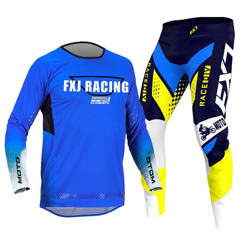 Zestaw motocrossowy dla dzieci 4 5 6 7 8 9 10 11 12 13 lat Młodzież Dziecko Motocykl Chłopiec Dziewczynka Jersey Spodnie Zestawy kombinezon wyścigowy Off-road Enduro MX MTB