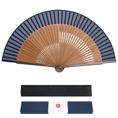 Ganve Folding Made In Gift Box and Bag Silk Folding Folding Stylish Folding Fan for Men and Short Folding Large Folding Gift for Fireworks Japanese