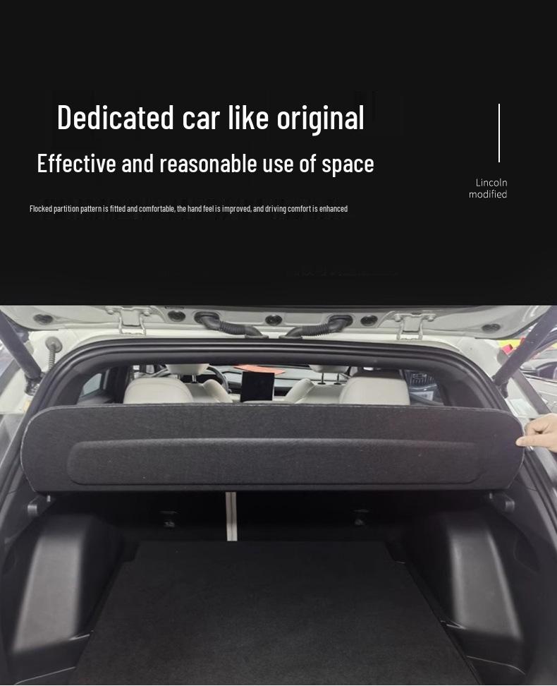 Boyue COOL 24 Model Rear Trunk Cargo Cover for Geely Cityray