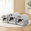 Kennel universal in all seasons Closed removable and washable Small dog Teddy pet house House Villa cat nest Warm in winter