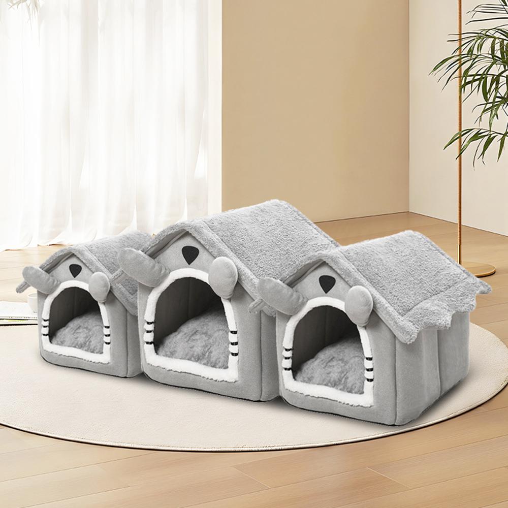 Kennel universal in all seasons Closed removable and washable Small dog Teddy pet house House Villa cat nest Warm in winter