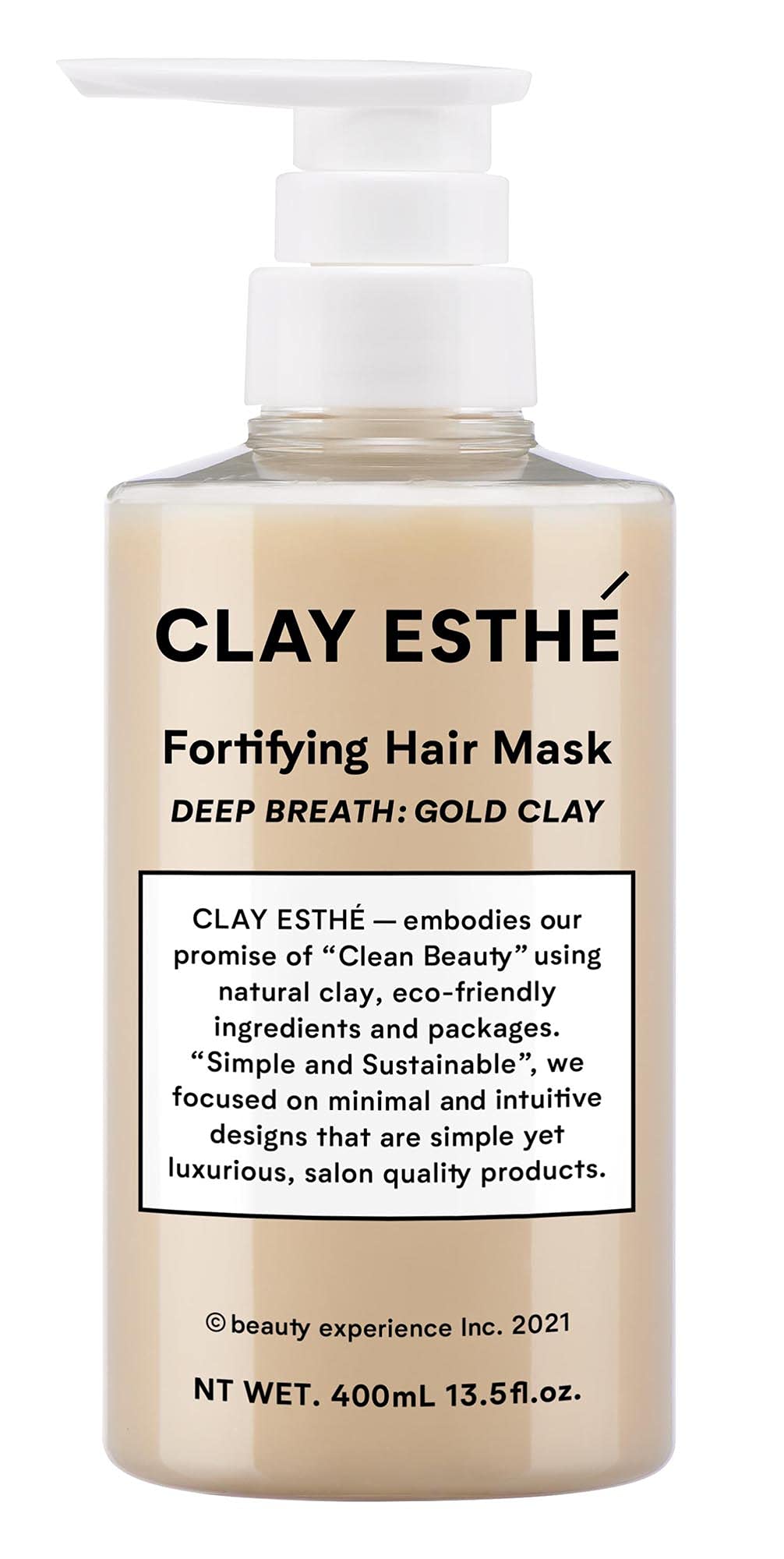 

BX Clay Esthe Fortifying Hair Mask Gold Clay 400g