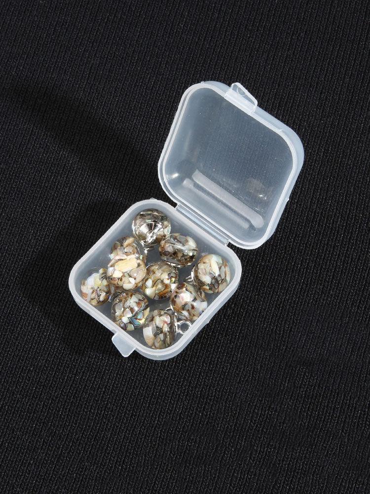 

10 шт. круглых перламутровых пуговиц для женской одежды, рубашки, рубашки премиум-класса, универсальные детские свитера, шифоновые рубашки Coffee 10mm