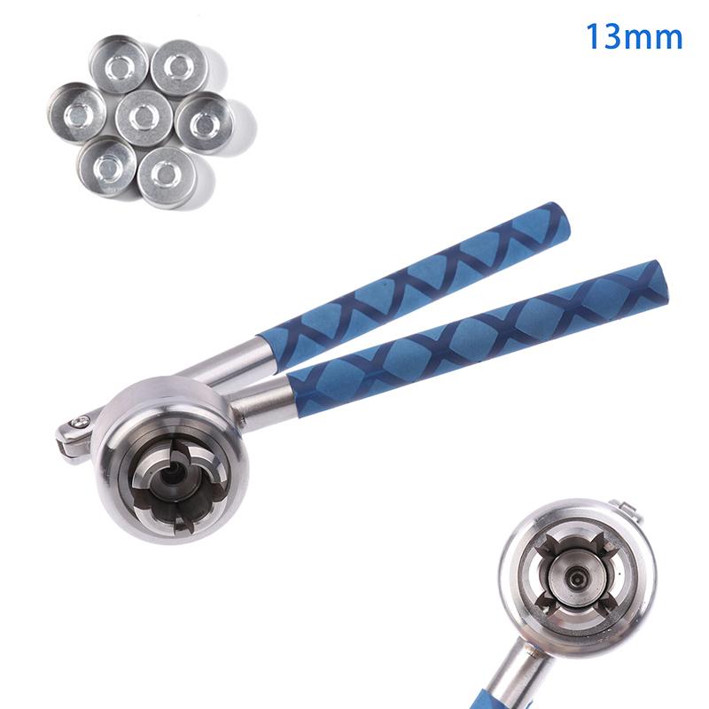 Vial Crimper Handheld Perfume Spray Bottle Crimper Glass Bottle Sealing Machine Capper Bottle Cap Crimping Tools 13/15/20mm