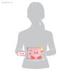 Sanei Boeki Kirby of the Stars Kirby Happy Morning Plush Toy Makeup Play (Kirby) W14 X D9 X H11cm Plush Toy KHM-01