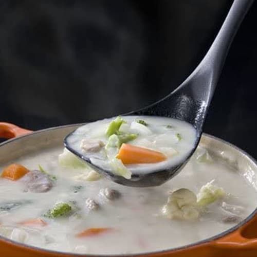 Suncraft Ladle, Glass Fiber Reinforced Nylon, Dishwasher Safe, Black, GF-01B