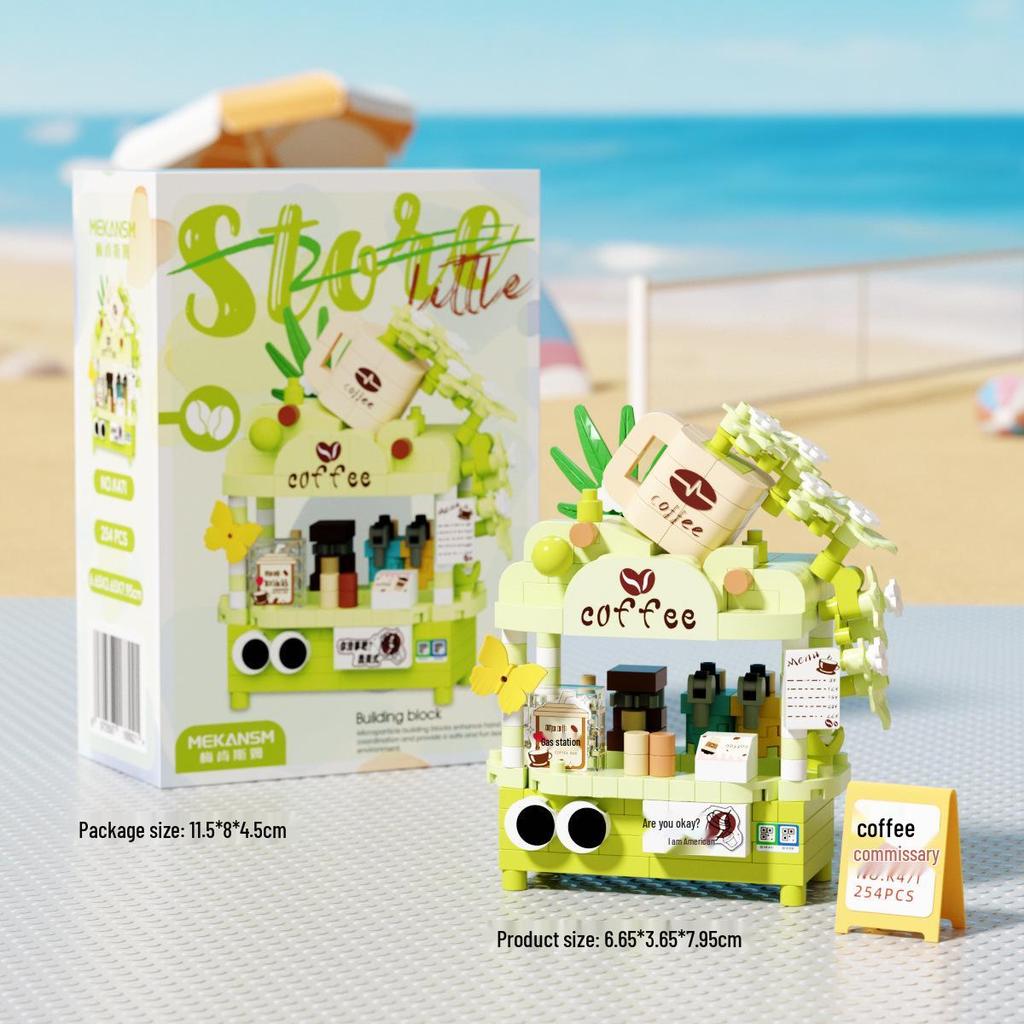 Compatible Lelele Travel RV Building Blocks Educational Toy for Children