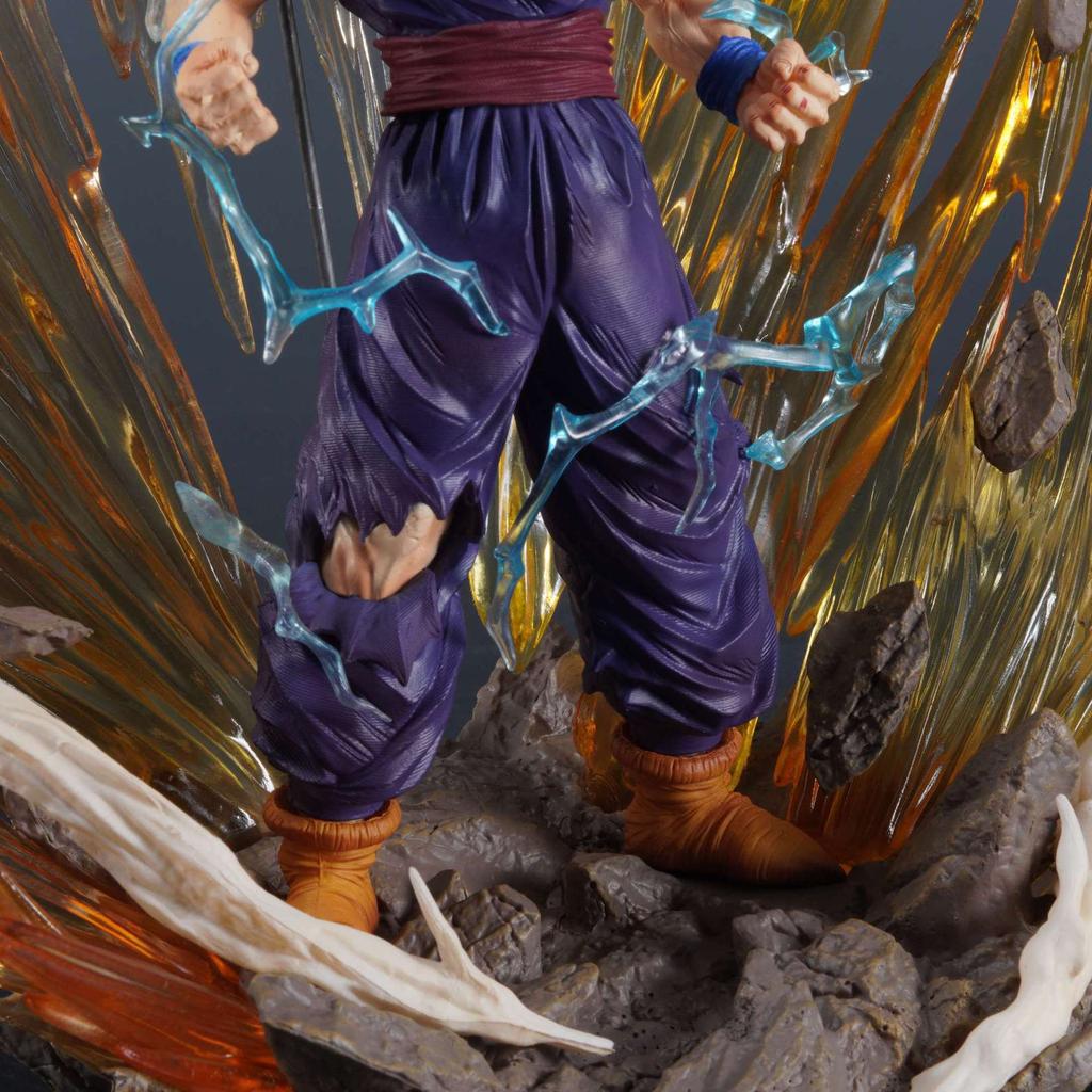 38CM Anime Dragon Ball Figure Son Gohan Super Saiyan Son Gohan Figurine Model Statue Doll Set Decoration Toys Gift