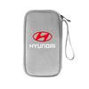 Portable Car Travel Key Driver's License Storage Bag Waterproof Organizer For HYUNDAI GDI i20 i30 Tucson i10 ix35 i40 Creta HB20 E8