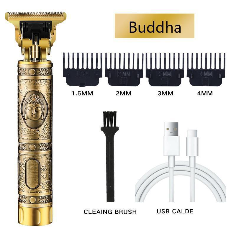 Hair Clipper USB Electric Cordless Hair Clipper Barber Rechargeable Waterproof Professional Electric Hair Trimmer Shaver Trimmer