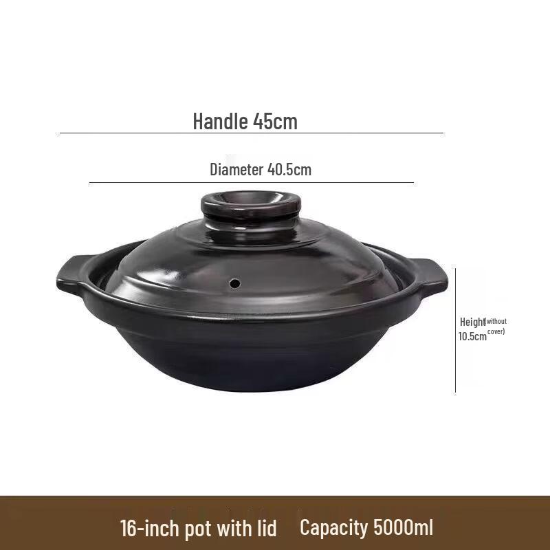

SPSR 16-inch Large Capacity Casserole Pot
