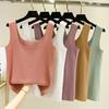 Women's Square Neck Sleeveless Tank Top Slim Fit Casual Thermal Camisole