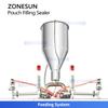 ZONESUN ZS-GJH2 Zweikanal-Flüssigkeitsbeutel Beutelmilch Wasserbeutel Automatische Verpackungsmaschine