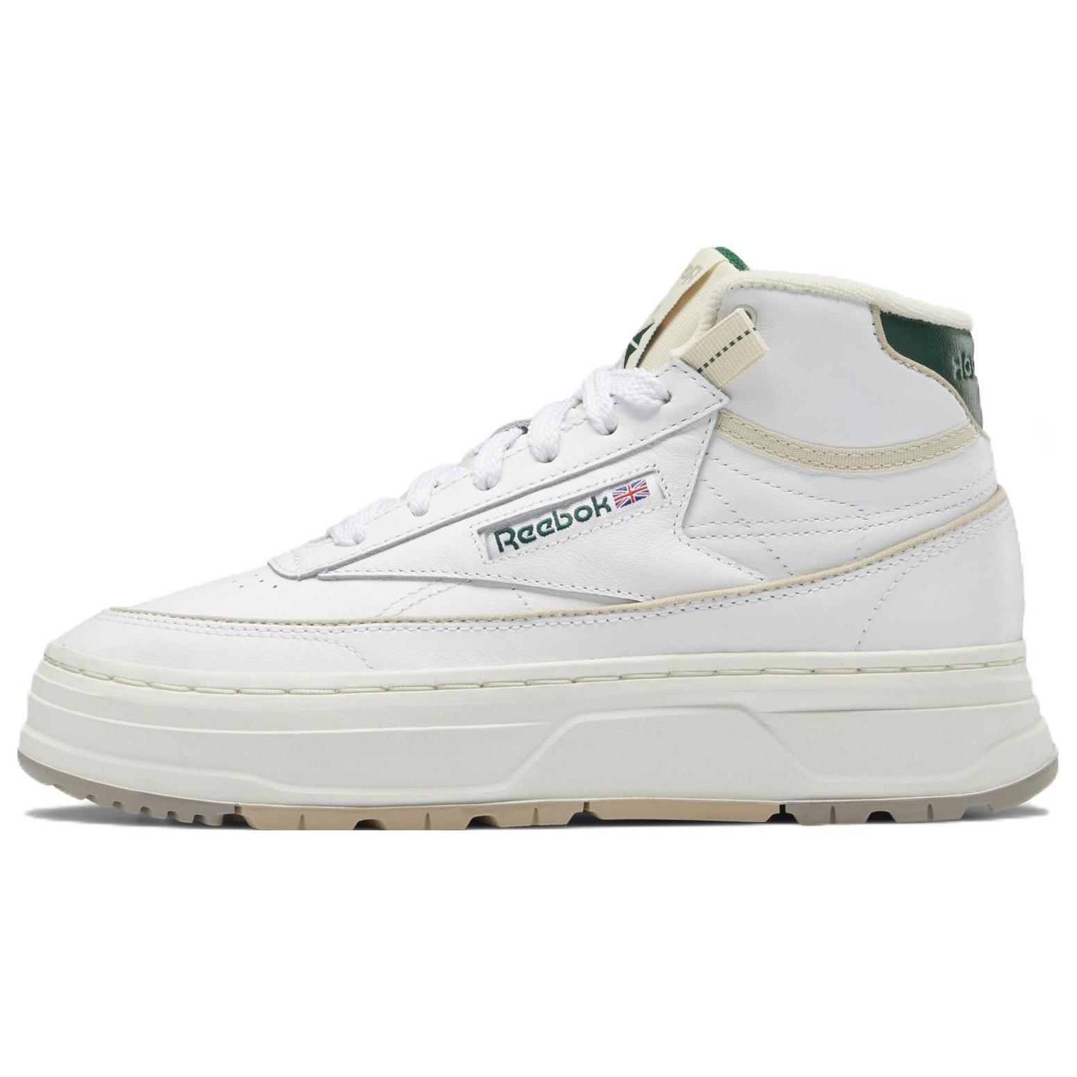 (WMNS) Reebok Mid Geo Mid Shoes White Dark Green Women s GZ4936 EU 39