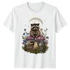 Raccoon On Mushroom TShirt Cute Animal TShirt
