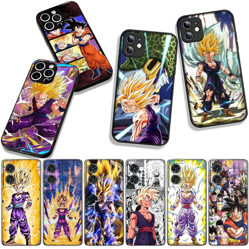 for Motorola Moto G54 G05 G24 G45 G55 G75 G85 G15 G57 G86 Power Edge 50 30 Ultra Fusion neo Pro Case Dragon Son Gokus Ball Gohan