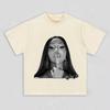 Cardi B Graphic T-shirt, Unisex Hip-Hop Rapper Logo Print, Black & White Casual Pure Cotton Streetwear Women and Men T-shirts
