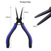 Mini Flat Nose Pliers Hand Tool Non‑Slip Handle For Jewelry Making Diy Craft Electronic Maintenance Repair Work