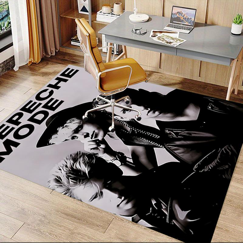 Depeche Mode Poster Carpet For Playroom Bedroom Living Room Sofa Home Decorkids Game Area Rug Nonslip Floor Mat