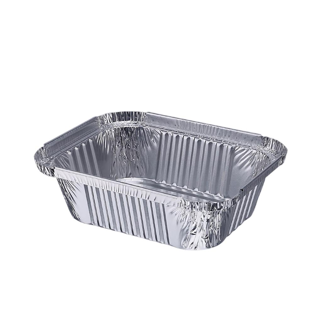 40pc Rectangular Tin Foil Bowl And Plate Tin Foil Aluminum Foil Insulation Lunch Box