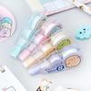 4 Peças Kawaii Sumikko Gurashi Corretivo White Out Fita Corretiva Brinde Promocional Papelaria Material Escolar de Escritório