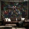 Resident Evil Wall Tapestry Aesthetic Wall Hanging Printed Fabric Blanket Decorative Tapestries For Bedroom Living Room Home Decor