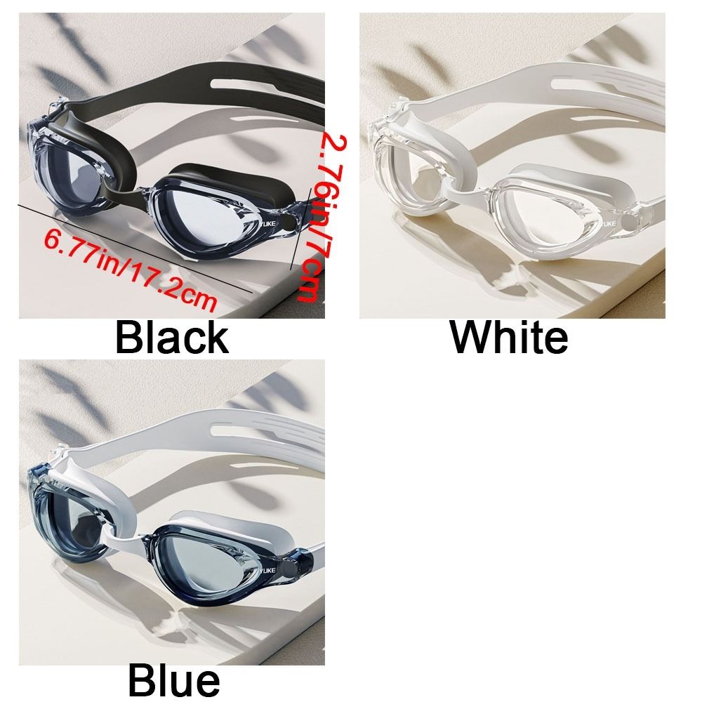 High-definition Swim Eyewear Glasses Adjustable Flat Transparent Goggles Swimming Goggles  Beach