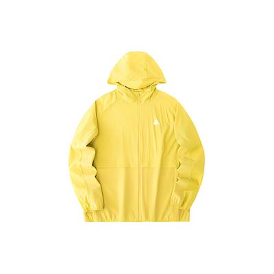 Anta Leichte Shell-Sonnenschutzjacke Earth Shell Outdoor Wasserabweisend UV-Schutz Unisex Jacke Erdgelb 952427603-5