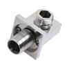 Shower Hose Connector 1 Pc Accessories Brass Easy Installation Electroplated Silver For Hand-held Shower Nozzles