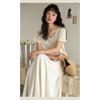 New Spring and Summer Silk Bottoming Shirt Women's Lyocell Goose Egg Neck Short Sleeve Top