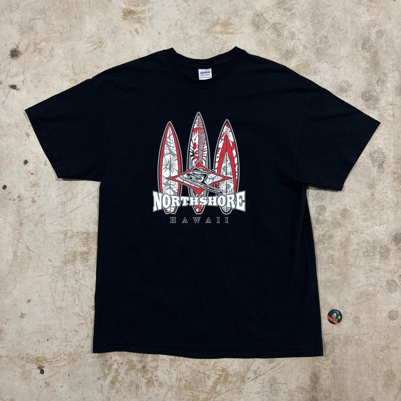 North Shore Hawaii surfboard graphic t shirt Size XL Unisex T-Shirt M