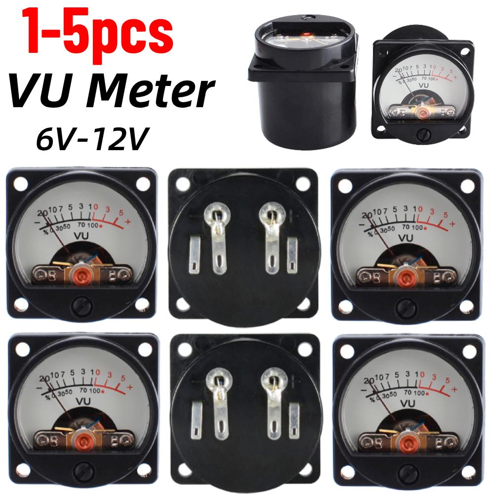 

Вимірювач рівня звуку VU Стереопідсилювач Плата Індикатор рівня з модулем драйвера Панель 500UA Вимірювач VU Тепле підсвічування Запис