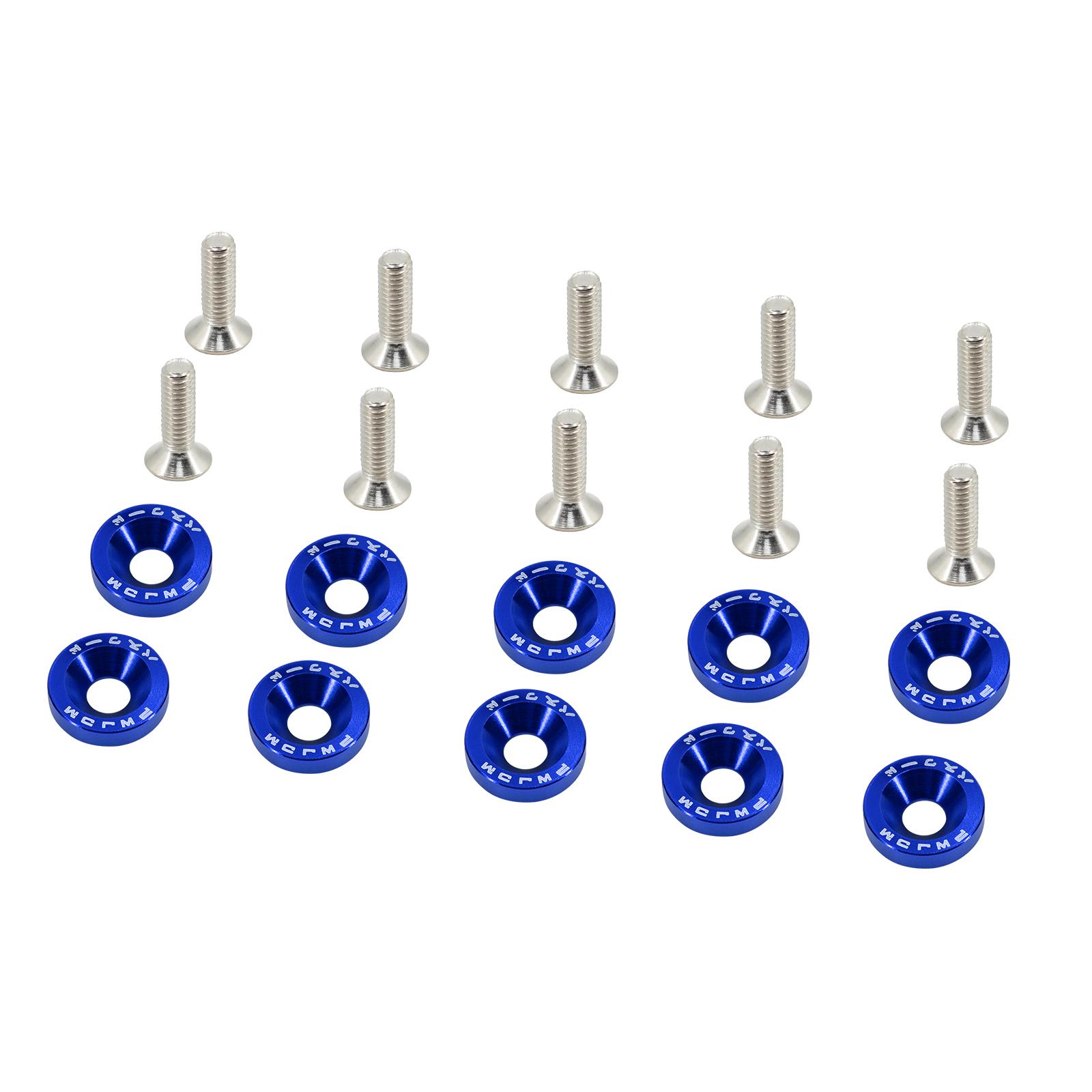 

Бампер, крыло, шайбы и болты, алюминиевые, M6, JDM, моторный отсек, модифицированный комплект для отделки, крепежные винты для Honda, Nissan, BMW, Subaru