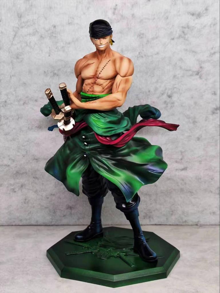 28cm One Piece Anime Figure Roronoa Zoro Figure Zoro Figurine Pvc Gk Statue Model Dolls Collection Desk Decoration Toys Kids