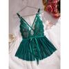Sexy Open Bodysuit Underwear For Women Lace Perspective Night Skirt Sex Costumes Erotic Lingerie Corsets Bra and Panty Set