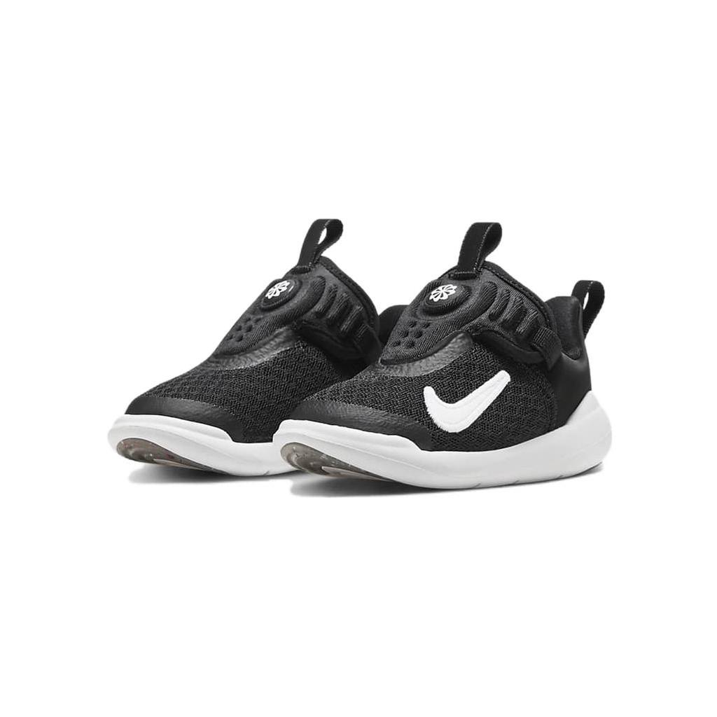 Nike E Series 1.0 TD Breathable Low Top Running Shoes Black White Infant And Toddler DV4252-002