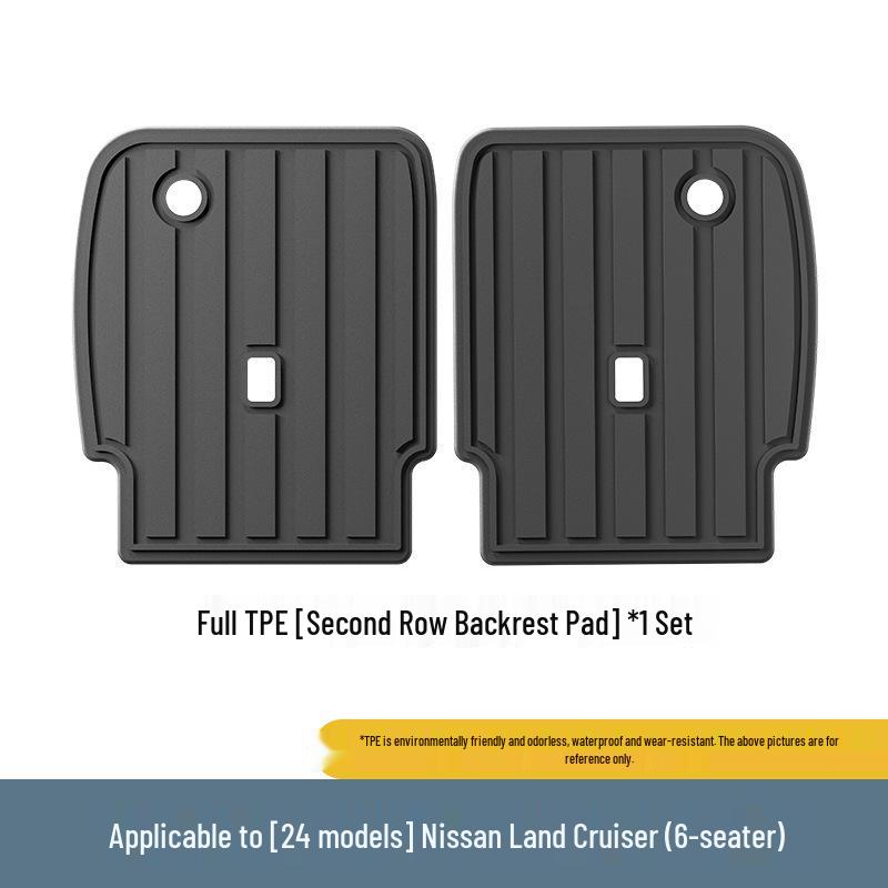 Custom All-TPE Floor, Trunk, and Seat Back Mats for 24 Nissan Land Cruiser Models