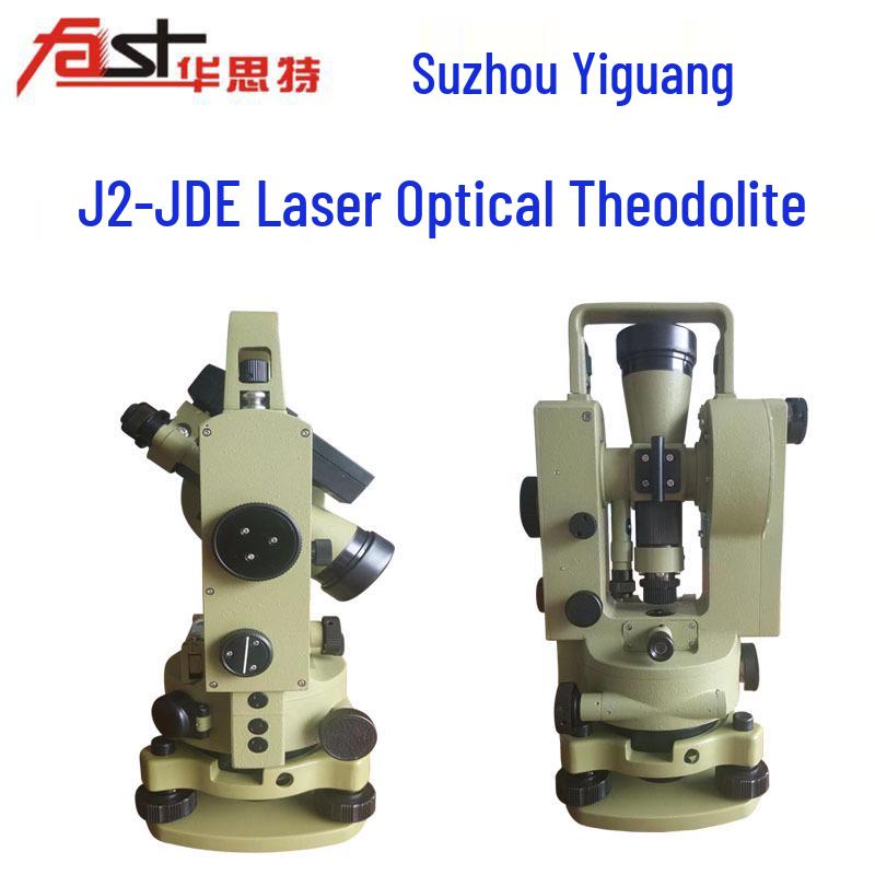 J2-JDE Laser Tripod Theodolite: High-Precision Optical Instrument with Warranty for Engineering Surveys