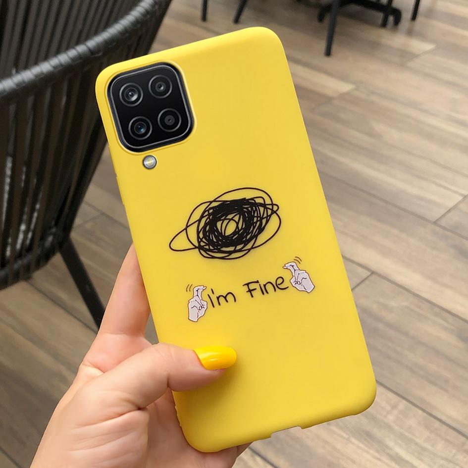 For Samsung Galaxy A12 Case Samsung A42 5G Lovely Heart Cover Back Fundas For Samsung A 12 SM-A125F SM-A426B A 42 5G Phone Cases