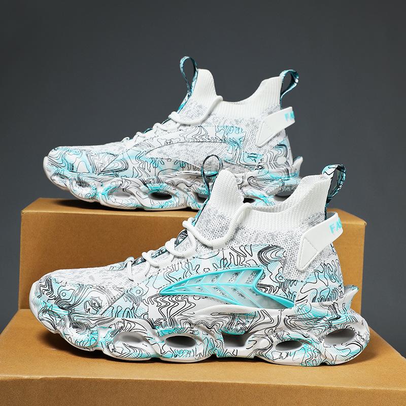 Men's shoes new large size outdoor running shoes casual running mesh summer breathable Putian coconut sneakers