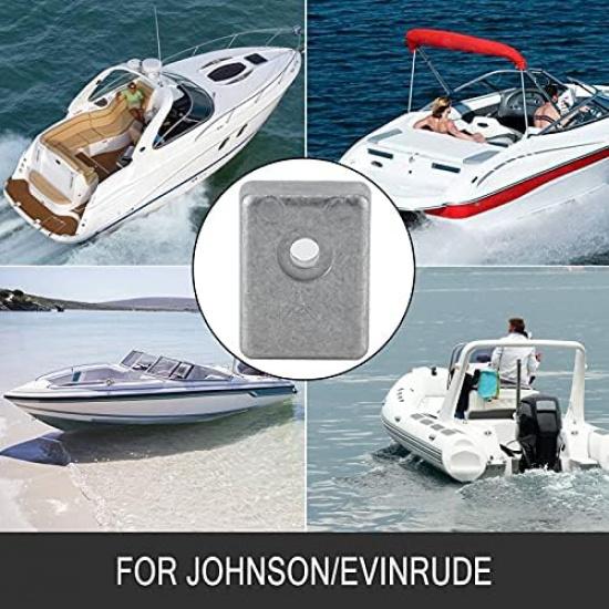 Aramox Outboard Anode, Boat Zinc Anode Fit for Suzuki Outboard Motor 55320‑95311 55320‑95310 55321‑93J00 55321‑93J01DF25-DF300