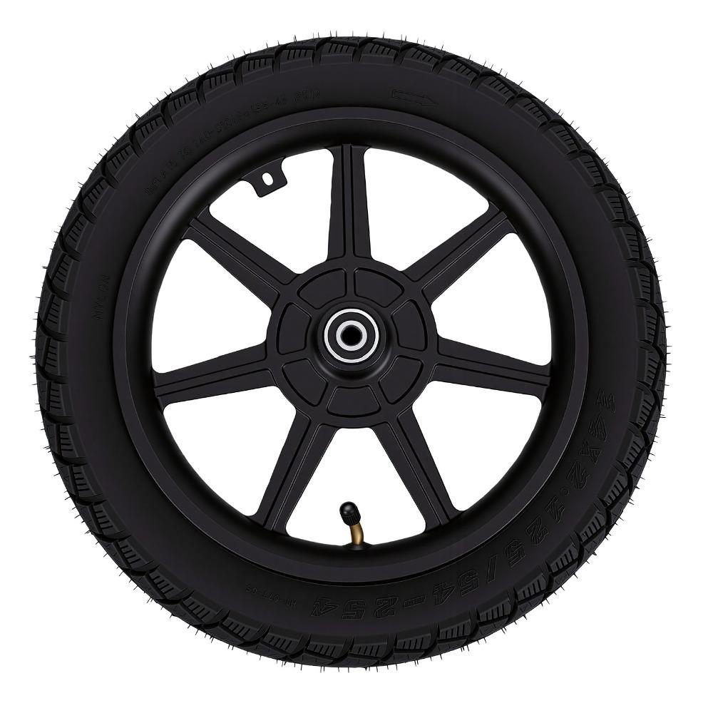 Aluminum Alloy Hub Electric Scooter Wheel 12 1/2X2 1/4 Size Rubber Tyre Wheel  Electric Scooter Use